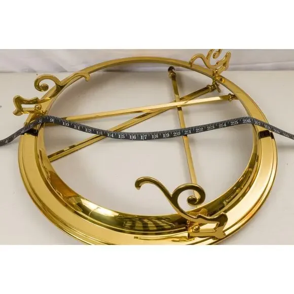 Alabaster Brass Hanging Bowl Chandelier Lightolier